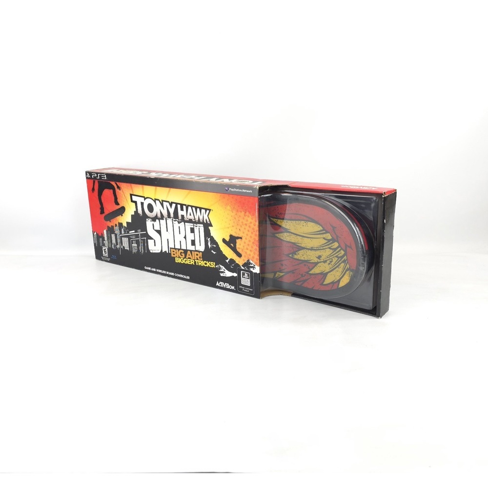 PS3 PlayStation 3 Tony Hawk Shred Big Air Bigger Tricks Game And Wireless Board